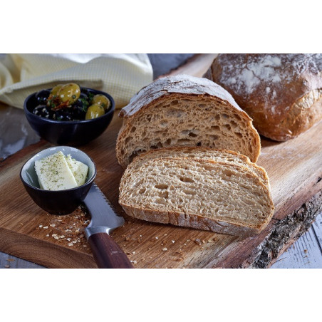 Préparation Rustillou, pain de campagne