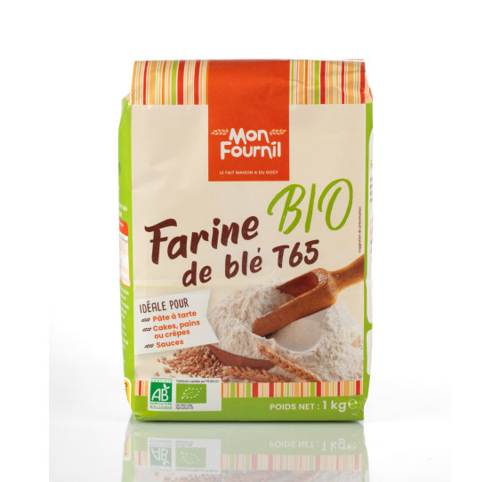 Farine de blé bio T65 (blanche) 5 kg